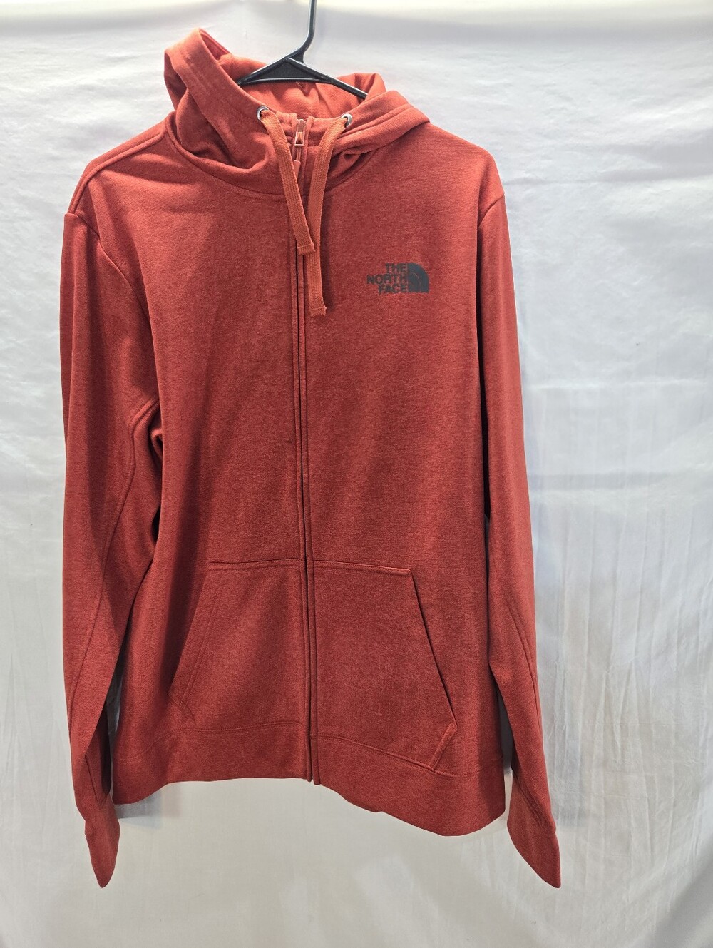 The North Face Men's Medium Red Full Zip Hoodie Sweatshirt New with Tags